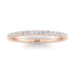 STARS IN SHARED V PRONG FRENCH SET ETERNITY BAND (1.00ct)
