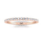FRENCH PAVE CUT ASTEROID ETERNITY BAND (0.75ct)