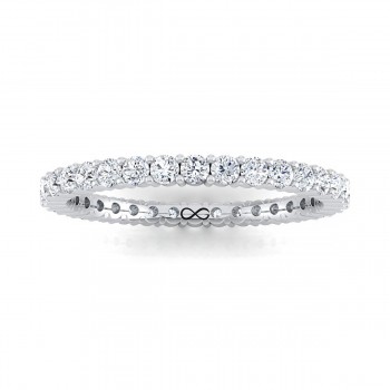 PETITE SHARED PRONG FULL MOON ETERNITY BAND (1.00ct)