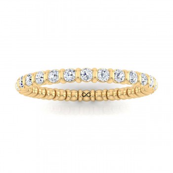 STARS IN CRATER CHANNEL SET ETERNITY BAND (1.33ct)